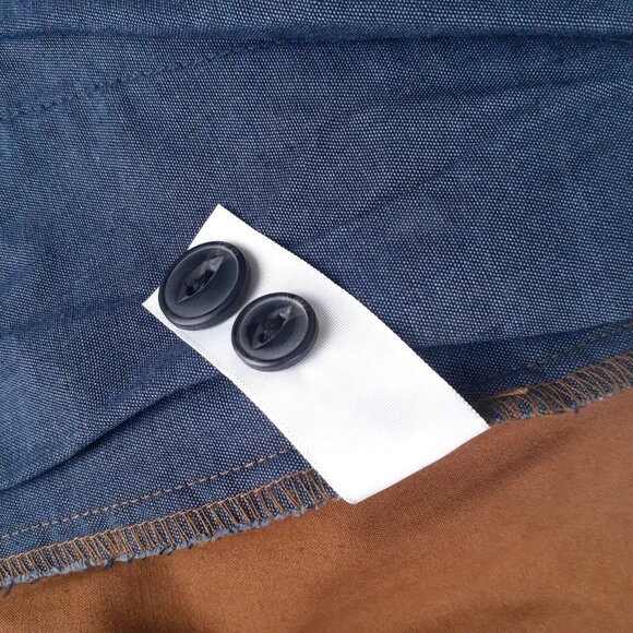 JACHS NEW YORK Pants Straight Fit Chino Mid Rise Mens Copper Brown Casual - Picture 11 of 12